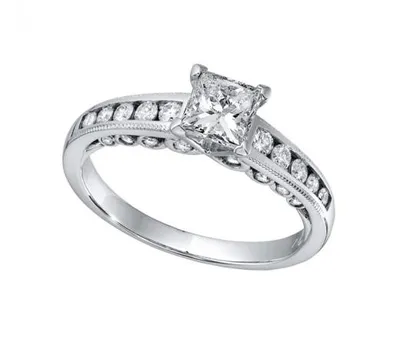 Eloquence 1.00CTW Diamond Engagement Ring