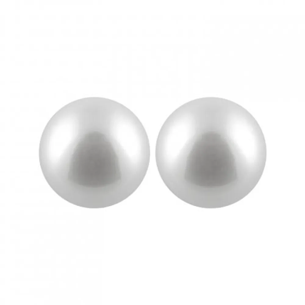 Freshwater 8-8.5mm White Pearl Studs