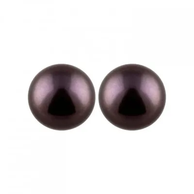 Freshwater 7-7.5mm Peacock Pearl Studs