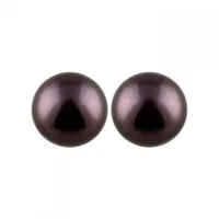 Freshwater 7-7.5mm Peacock Pearl Studs