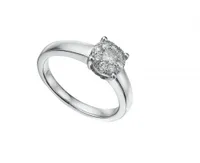 Bouquet White Gold Diamond Ring