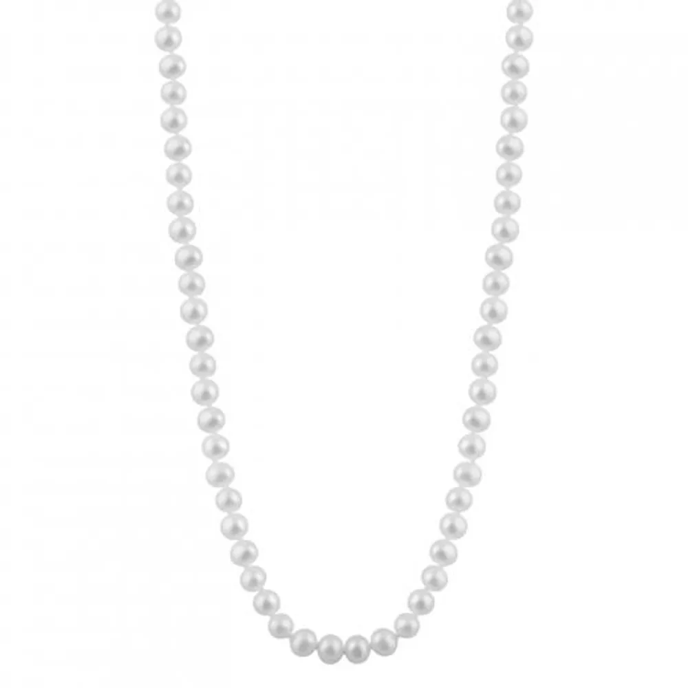 Freshwater 6-6.6mm White Pearl Necklace