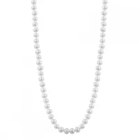 Freshwater 6-6.6mm White Pearl Necklace