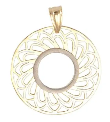 Gold Circle Pendant