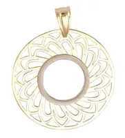 Gold Circle Pendant