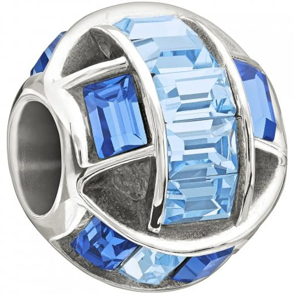 Chamilia Sterling Silver Spellbound Blue Swarovski