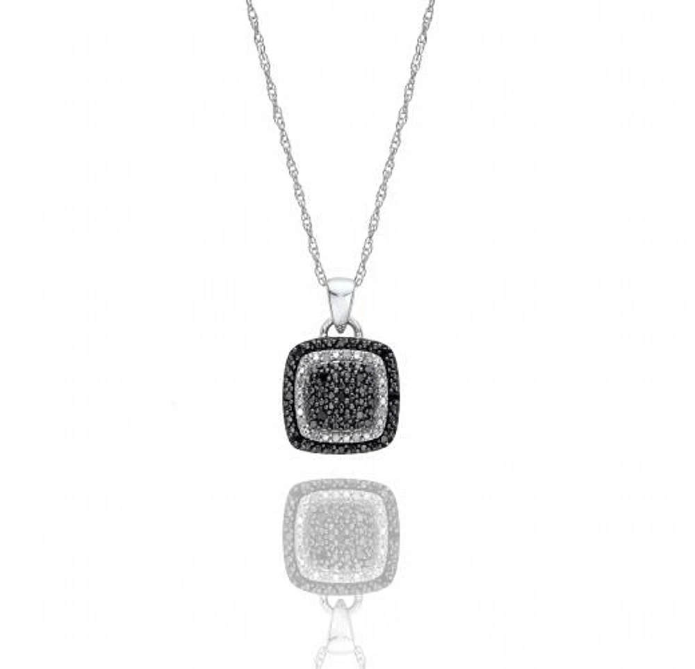 Midnight Diamond 0.18CTW Pendant