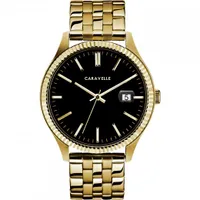 Caravelle Men's Gold & Black Chronograph