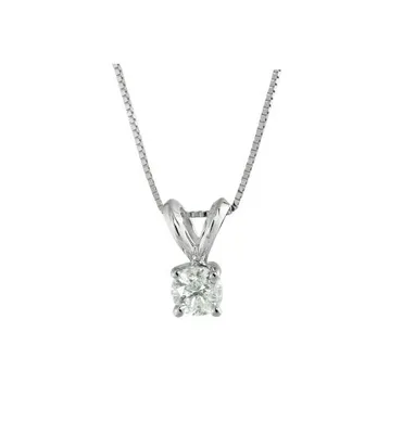 Solitaire 0.50CT Diamond Pendant