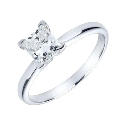 Melody Princess Cut 0.70CT Diamond Ring
