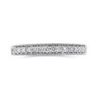 10K White Gold 0.25CTW Diamond Band