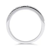 10K White Gold 0.25CTW Diamond Band