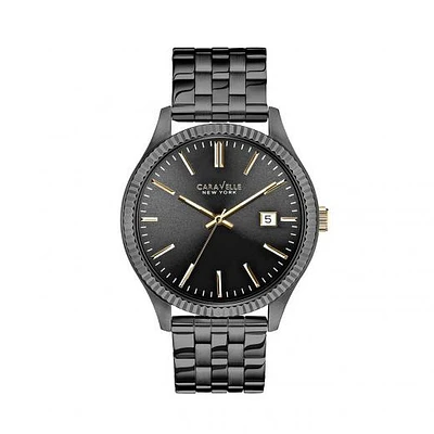 Caravelle Men's Gunmetal Watch