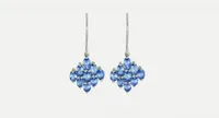 Sterling Silver Tanzanite Earrings