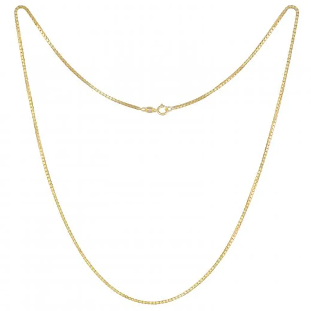 10K Yellow Gold 24" 2.2mm Semisolid Diamond Cut Box Chain