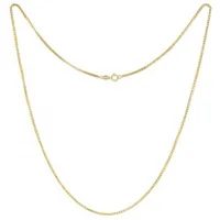 10K Yellow Gold 24" 2.2mm Semisolid Diamond Cut Box Chain