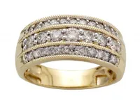 10K Yellow Gold 1.00CTW Diamond Band