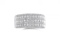 White Gold 1.00CT Diamond Fashion Ring