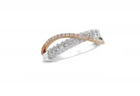 Two-Tone Gold 0.50CTW Diamond Ring