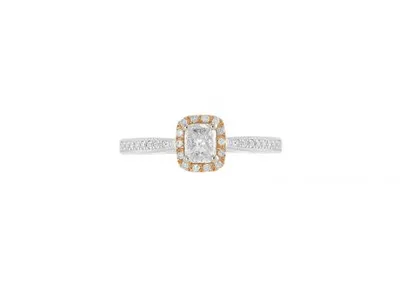 Rose Gold Cushella 0.50CT Bridal