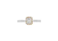 Rose Gold Cushella 0.50CT Bridal