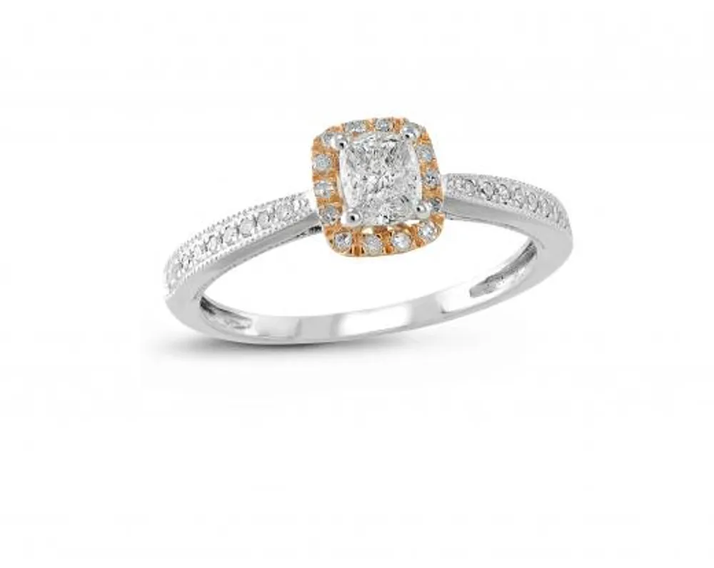 Rose Gold Cushella 0.50CT Bridal