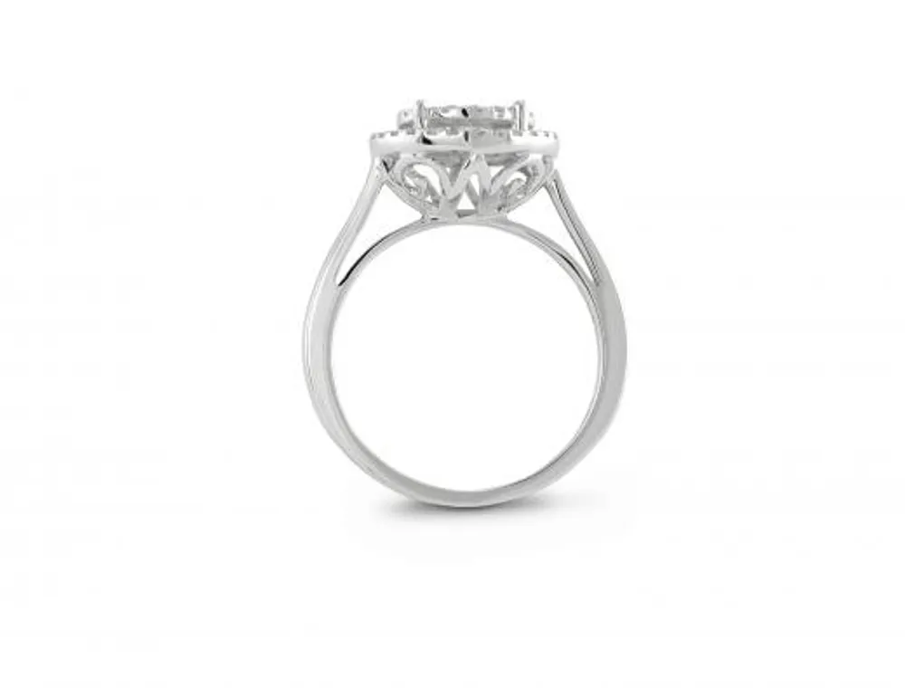 White Gold 0.50CTW Diamond Fashion Ring