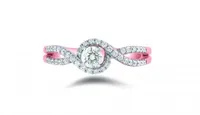 Glacier Fire Canadian Diamond 0.51CTW Bridal Ring