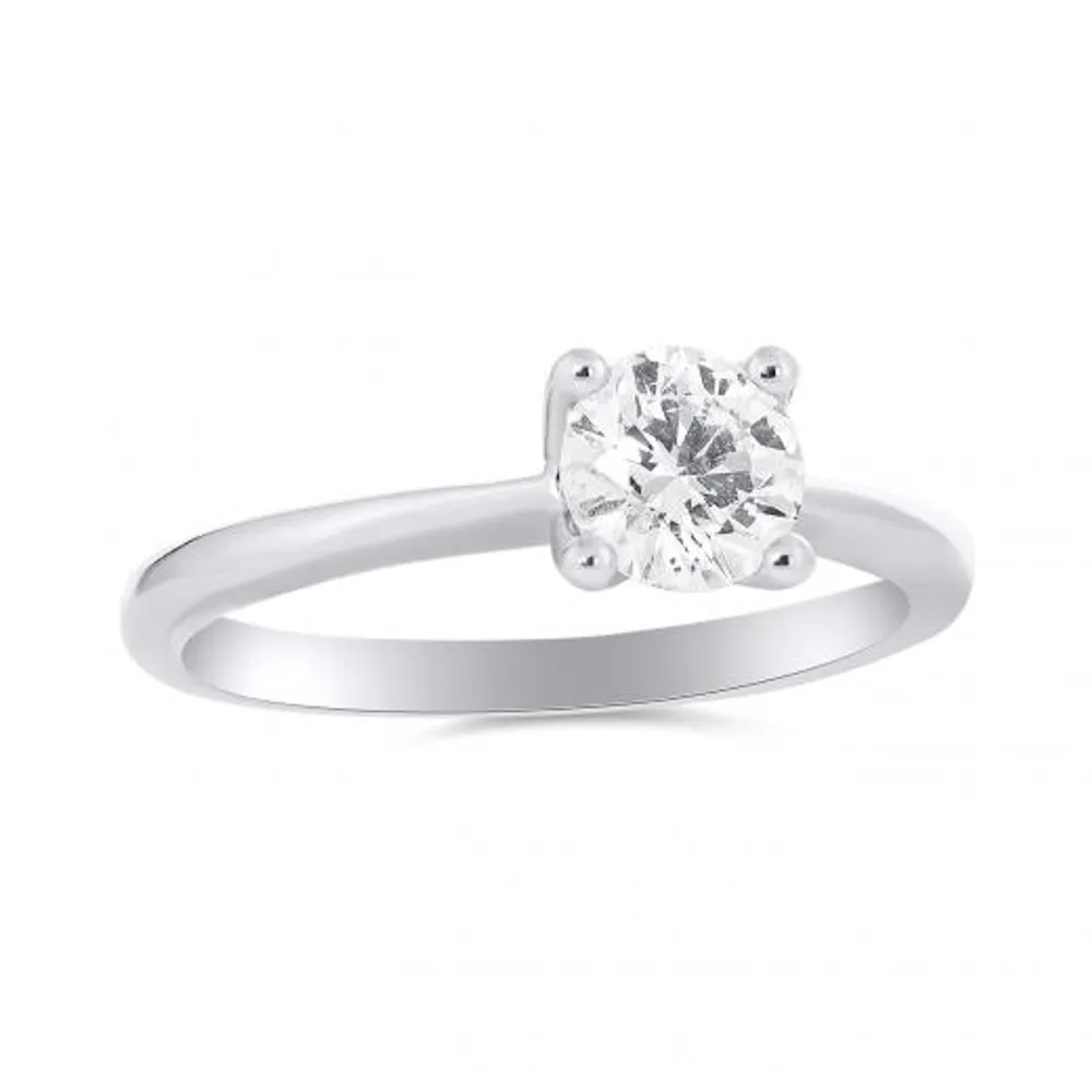 Glacier Fire 0.70CT Petal Solitaire Ring