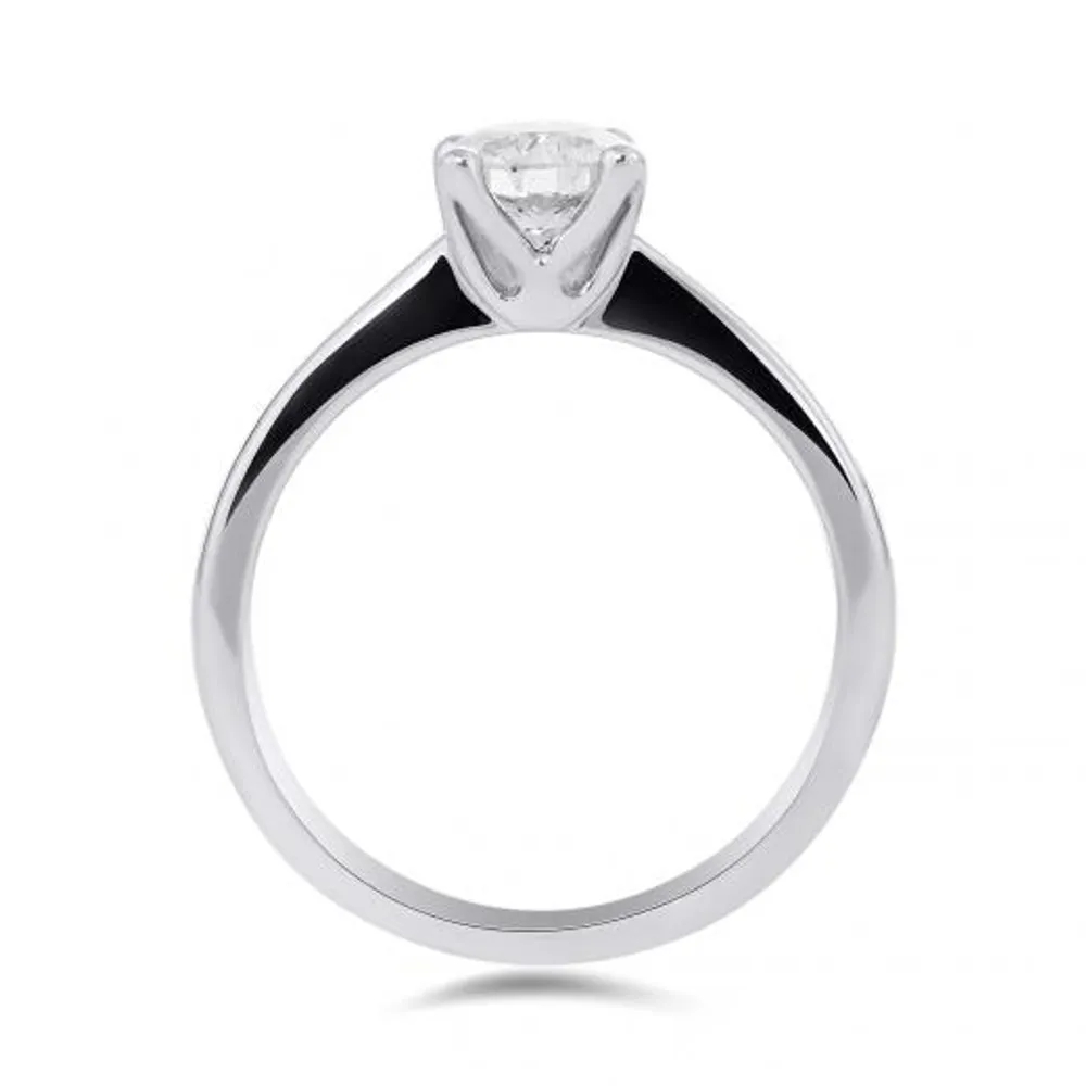 Glacier Fire 0.70CT Petal Solitaire Ring