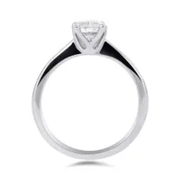 Glacier Fire 0.70CT Petal Solitaire Ring