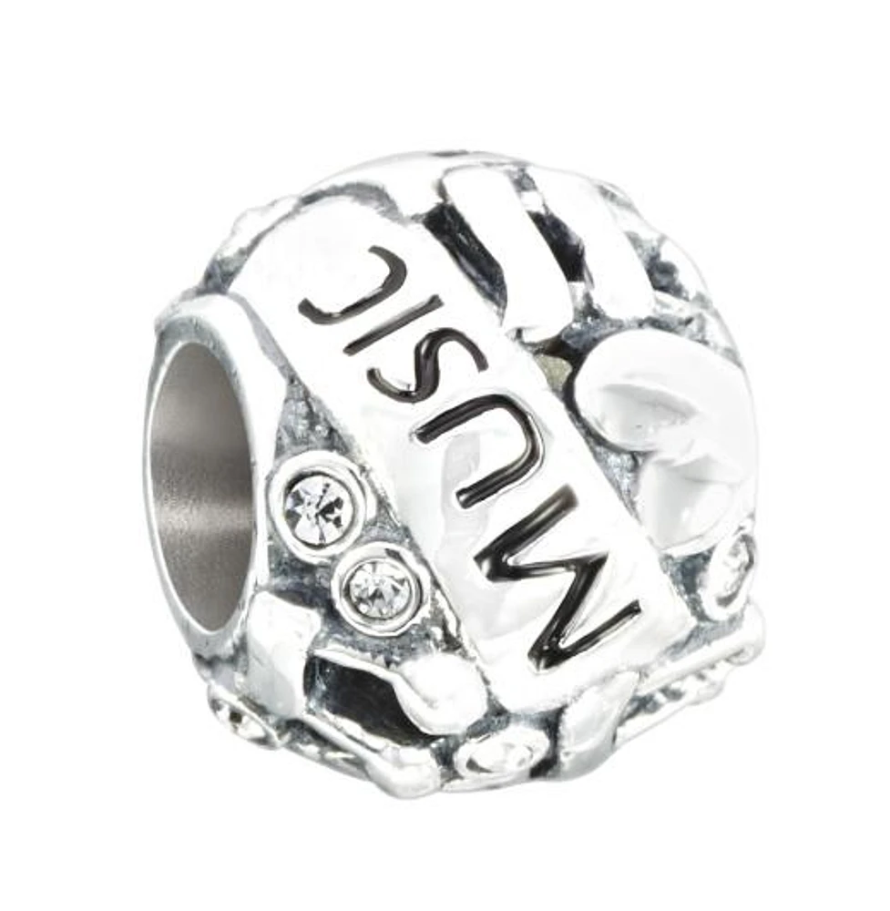 Sterling Silver Music Heals The Soul