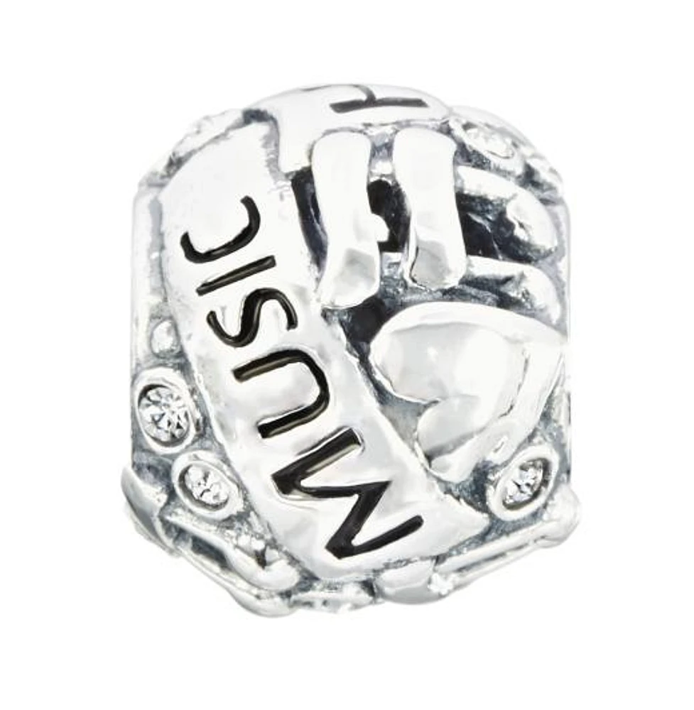Sterling Silver Music Heals The Soul