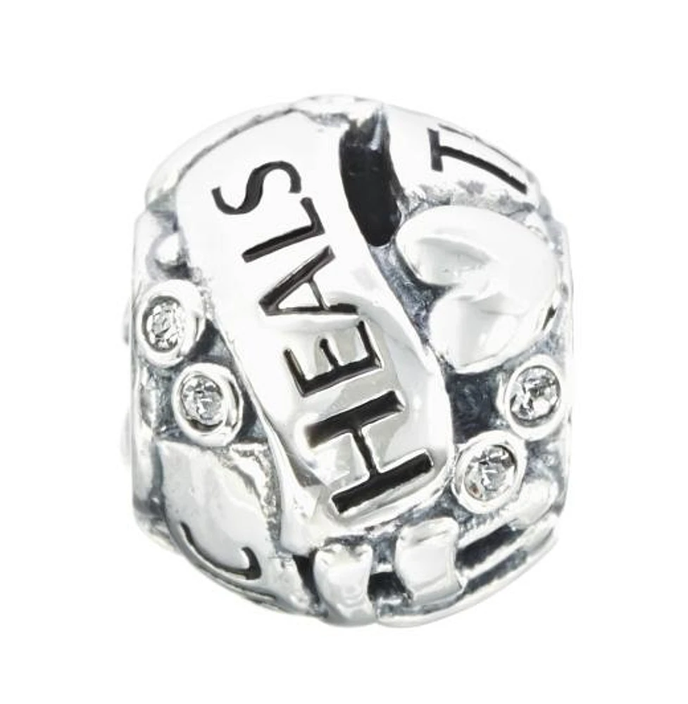 Sterling Silver Music Heals The Soul