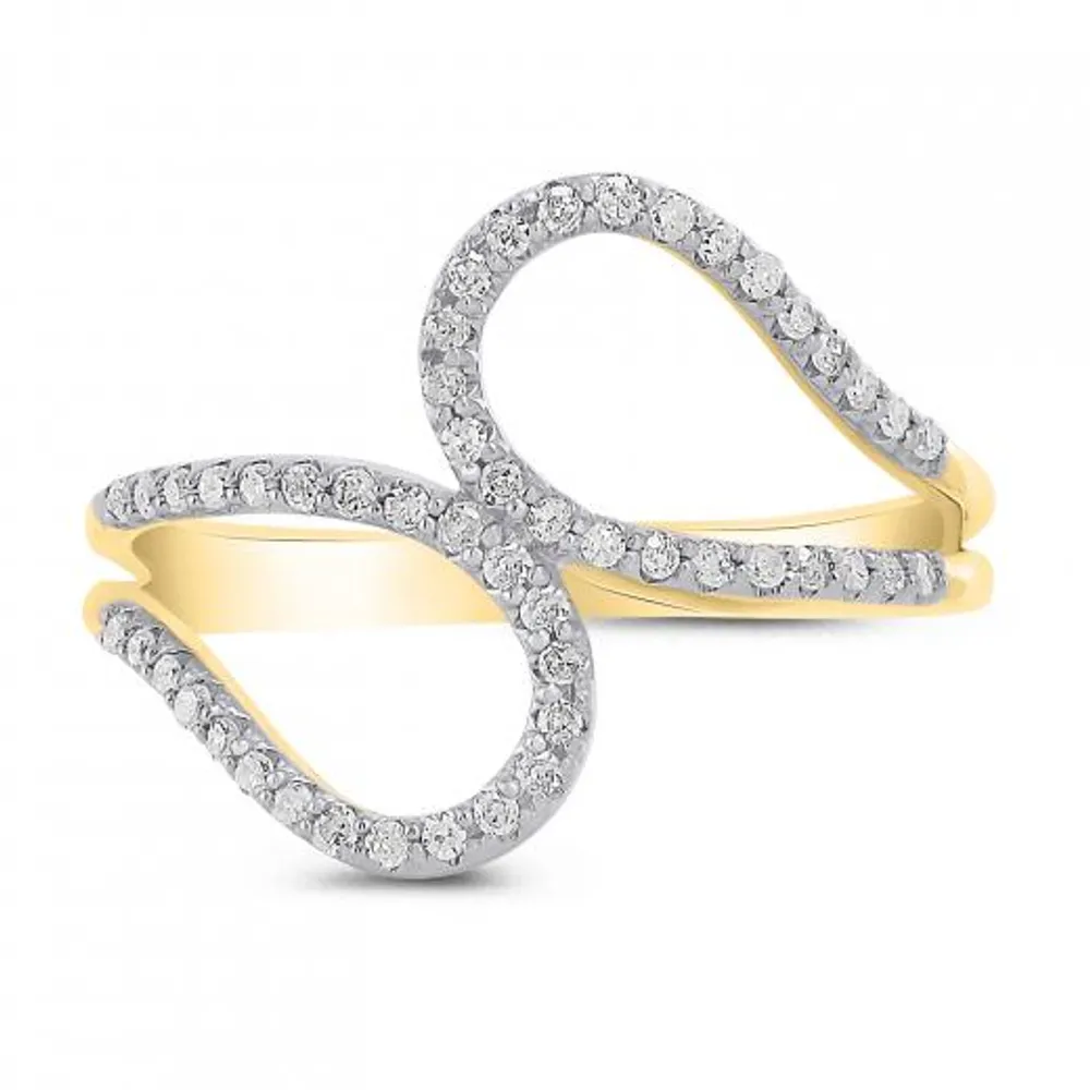 Yellow Gold 0.25CTW Diamond Fashion Ring