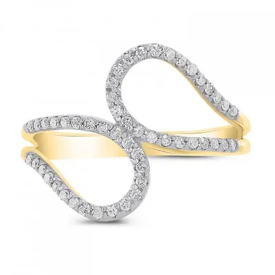 Yellow Gold 0.25CTW Diamond Fashion Ring