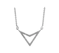 Sterling Silver Triangle Necklace