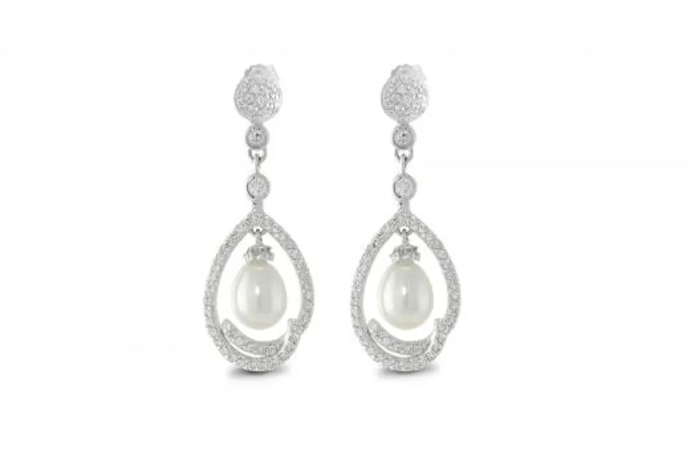 Sterling Silver Freshwater Pearl Earrings