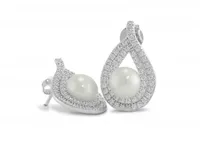 Sterling Silver Freshwater Pearl Earrings