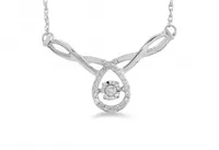 Dancing Diamond 0.14CTW Necklace