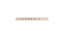 14K Rose Gold 0.15CTW Diamond Band