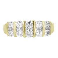 14K Yellow Gold 1.00CTW Diamond Anniversary Ring