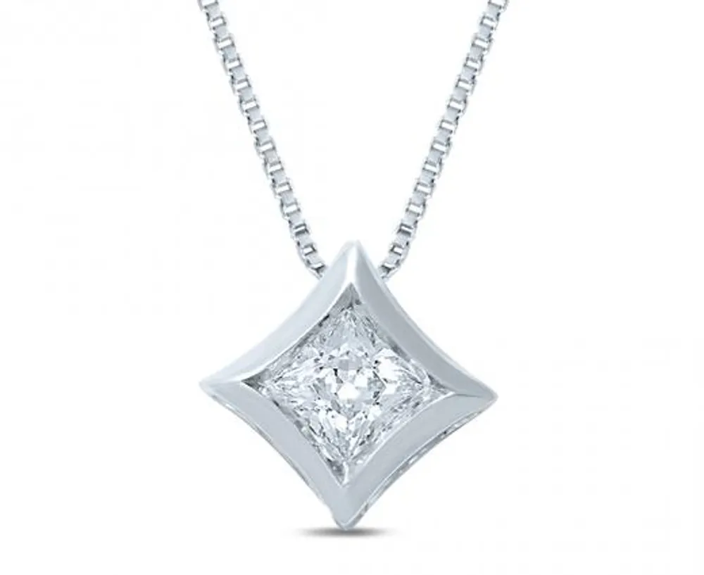 Starra 0.10CT Princess Cut Pendant