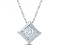 Starra 0.10CT Princess Cut Pendant