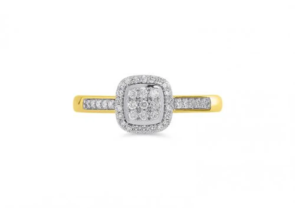 10K Yellow Gold Promise Ring