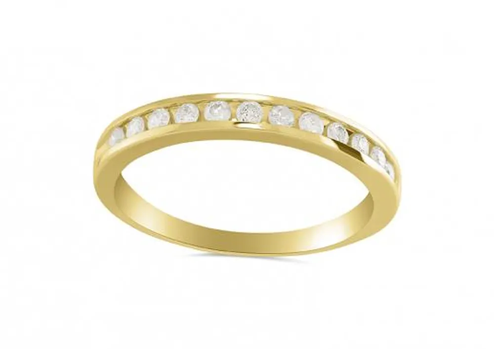 10K Yellow Gold Diamond Band