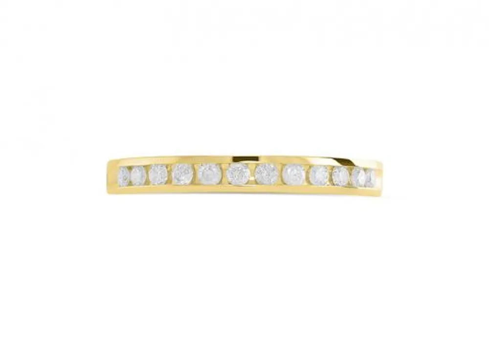 10K Yellow Gold Diamond Band