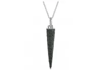 Sterling Silver Arrow Midnight Pendant