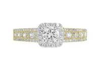 Glacier Fire Canadian Diamond 0.70CTW Yellow Gold Bridal Ring