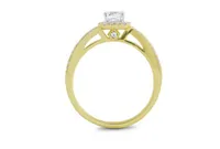 Glacier Fire Canadian Diamond 0.70CTW Yellow Gold Bridal Ring